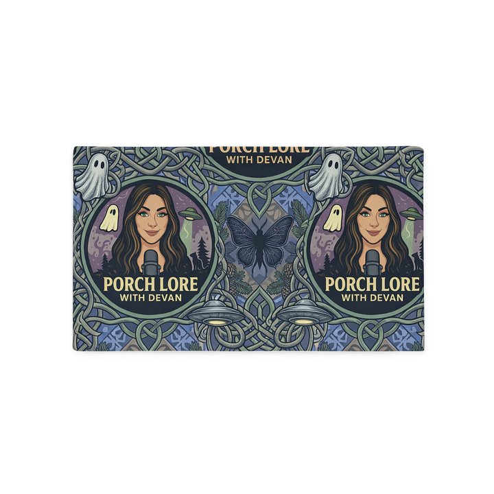 PORCH LORE DEVAN PERIWINKLE MOTH PILLOW CASE product image (2)