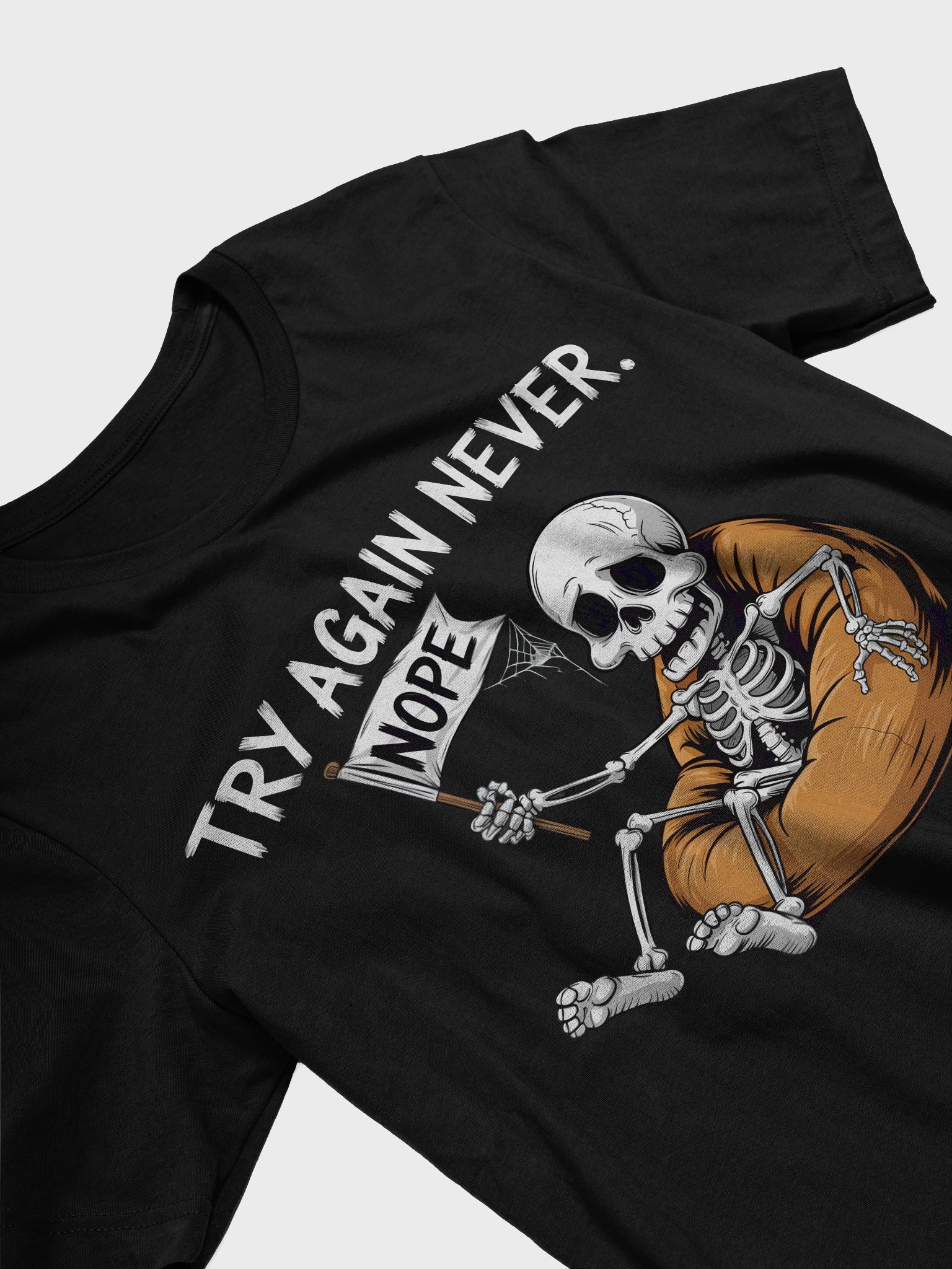 Sassy Skeleton Nope T-Shirt product image (3)