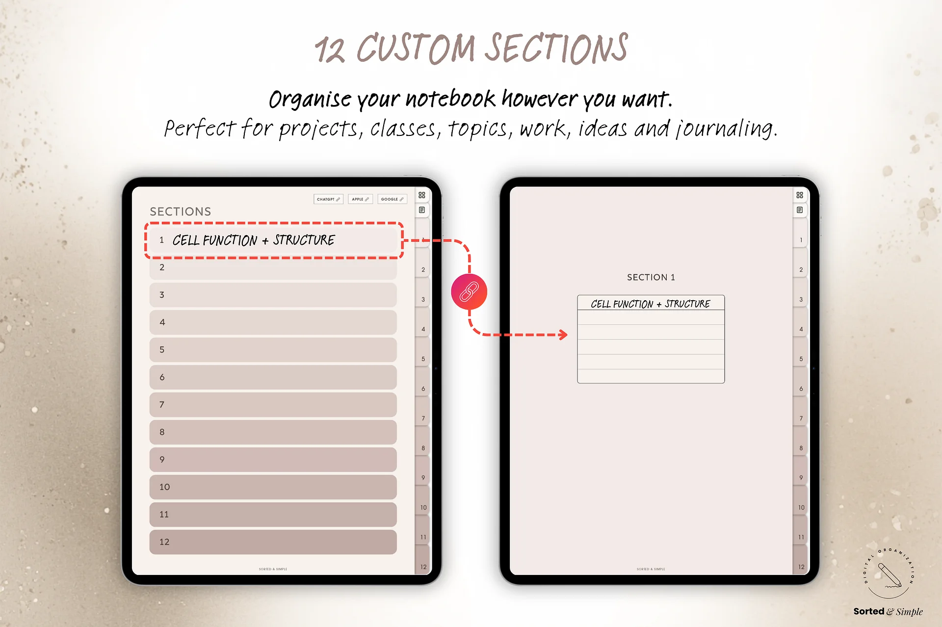 Smart Digital Notebook - Oat Beige product image (4)