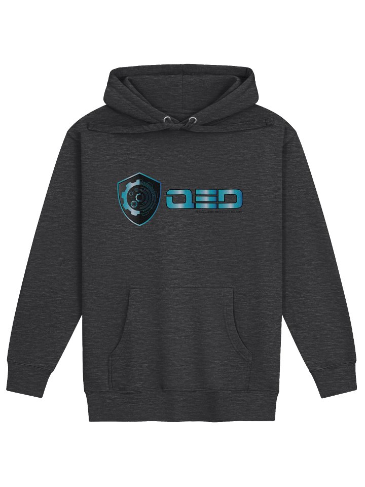 QED Grey Hoodie w/ Large Logo product image (1)