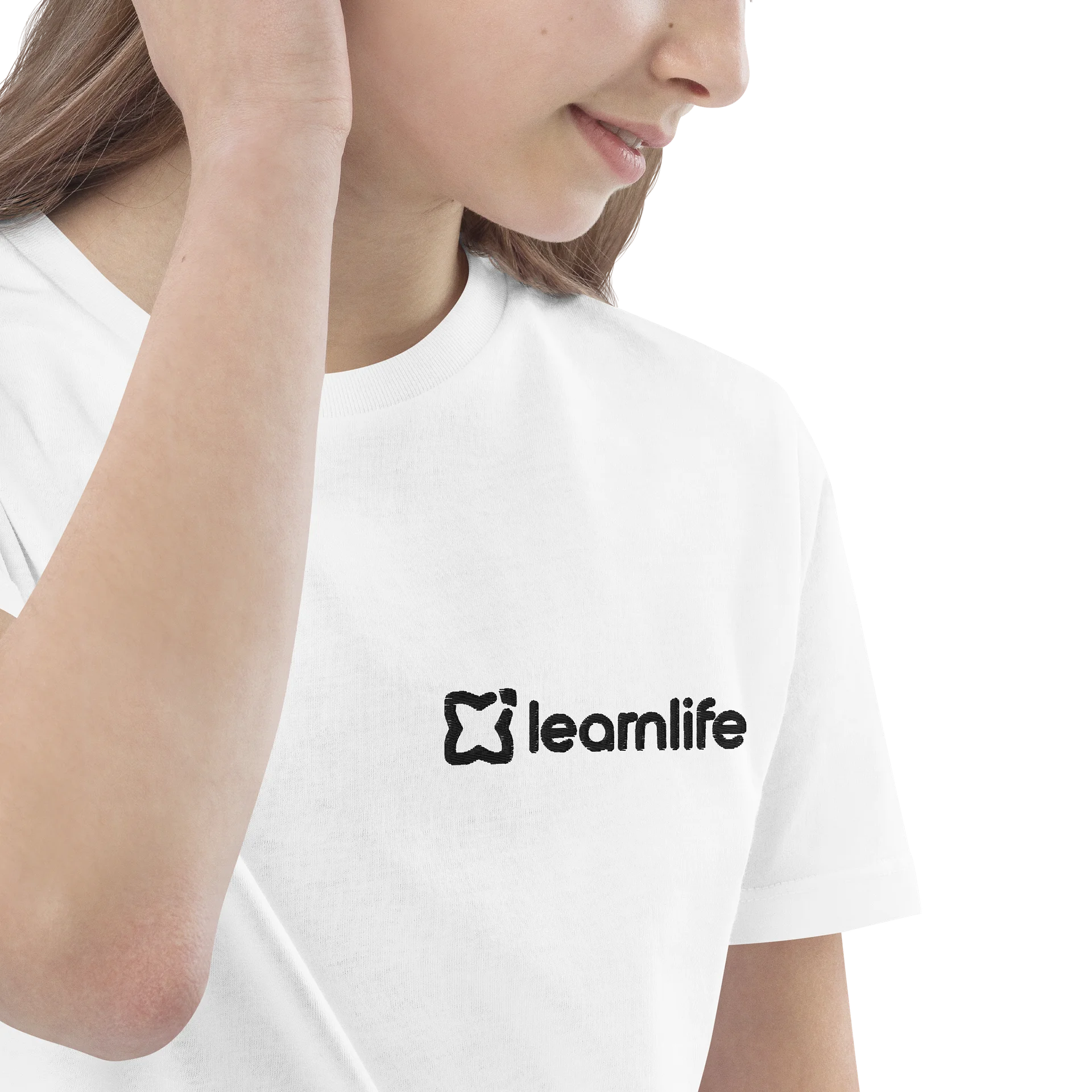 Kids Tee - Organic Embroidered - Black Logo product image (5)