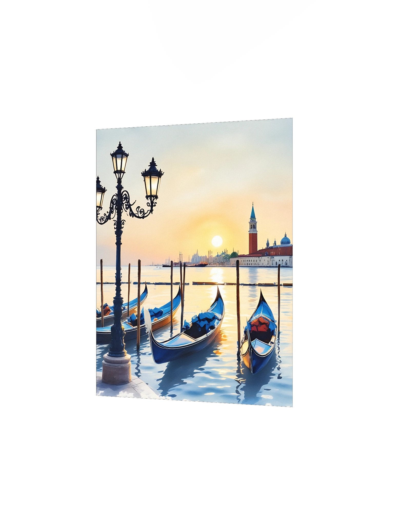 Tranquil Twilight Gondolas Poster product image (8)