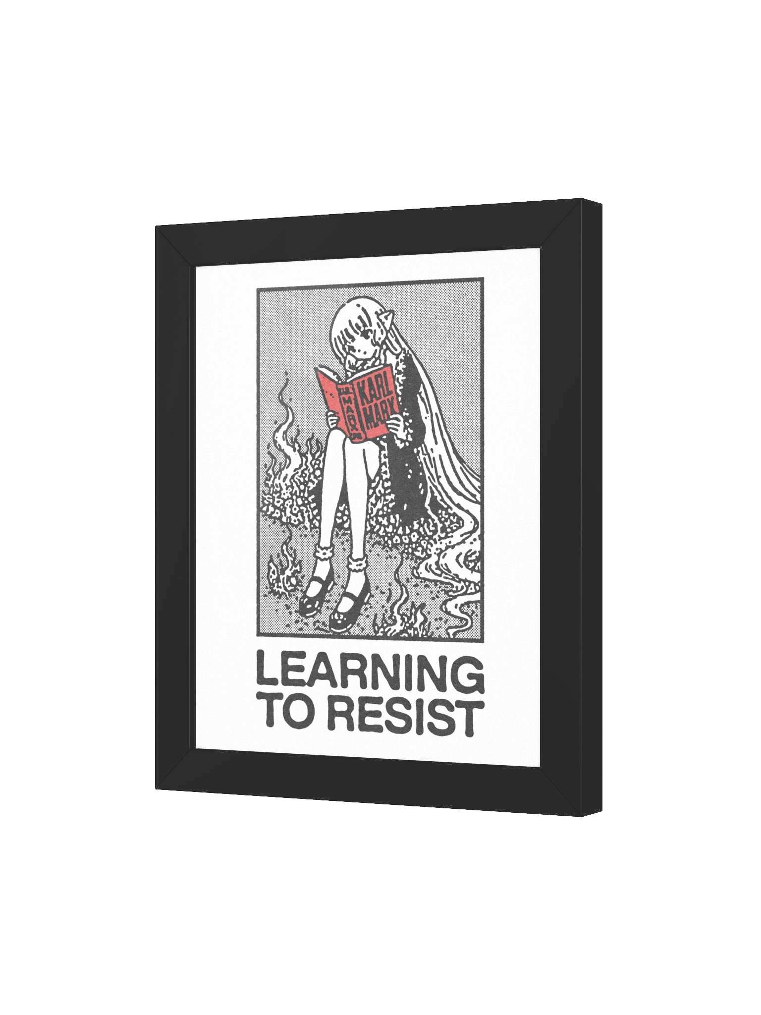 LEARNING TO RESIST ! Framed Print. product image (3)