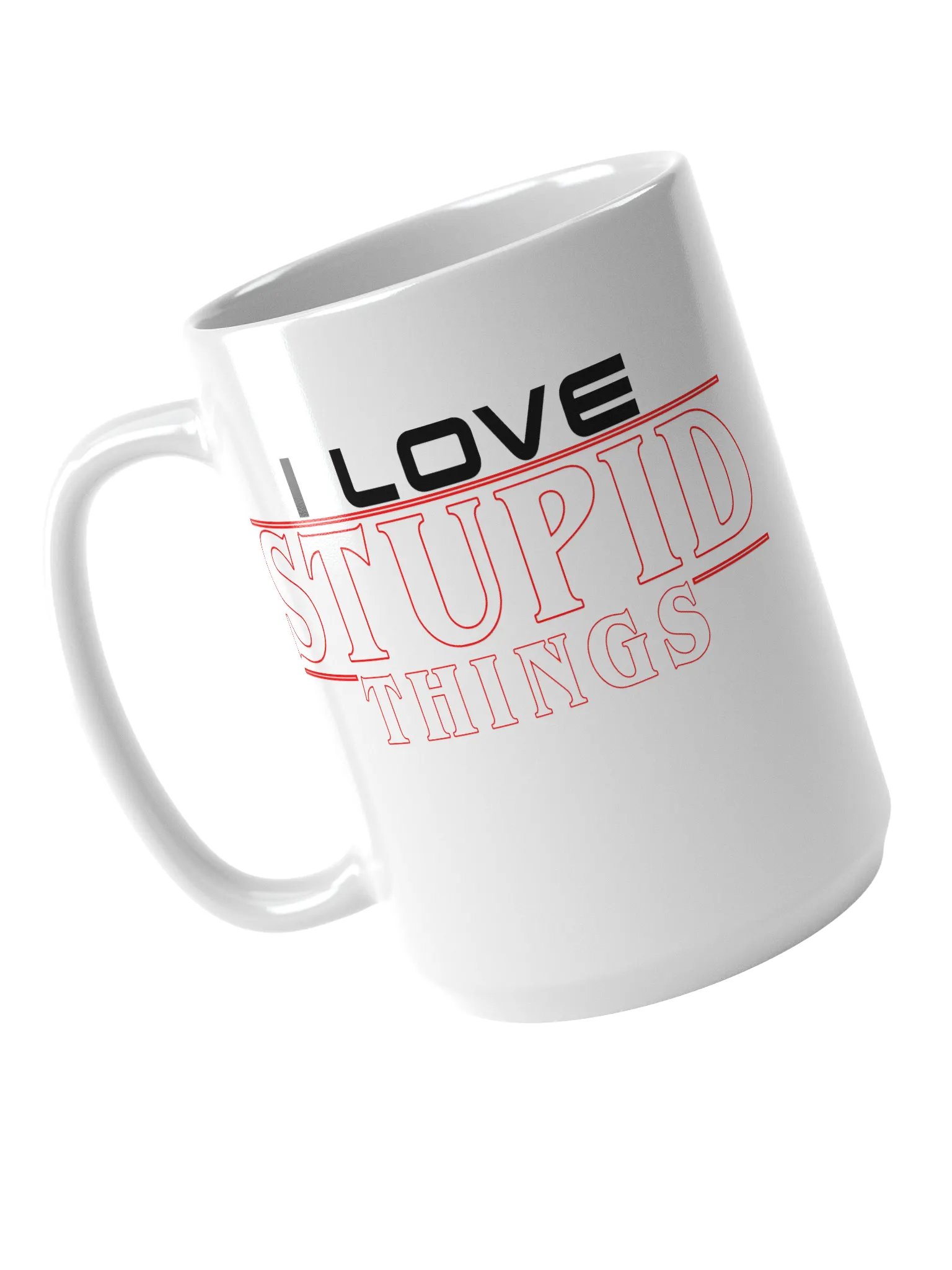 Stylish Stupidity Outlined Mug product image (3)