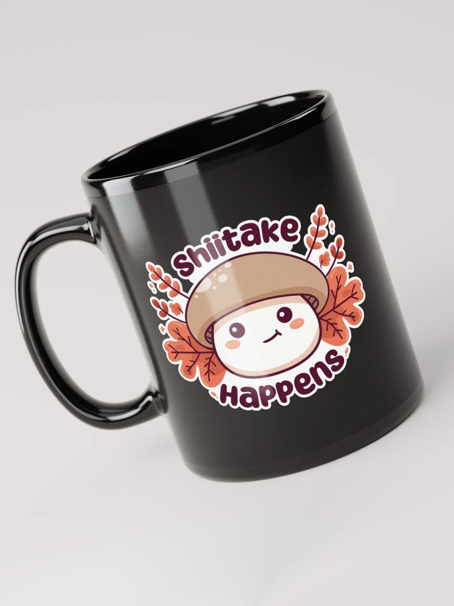 *Limited Time* Shiitake Happens Mug (Dark) product image (3)