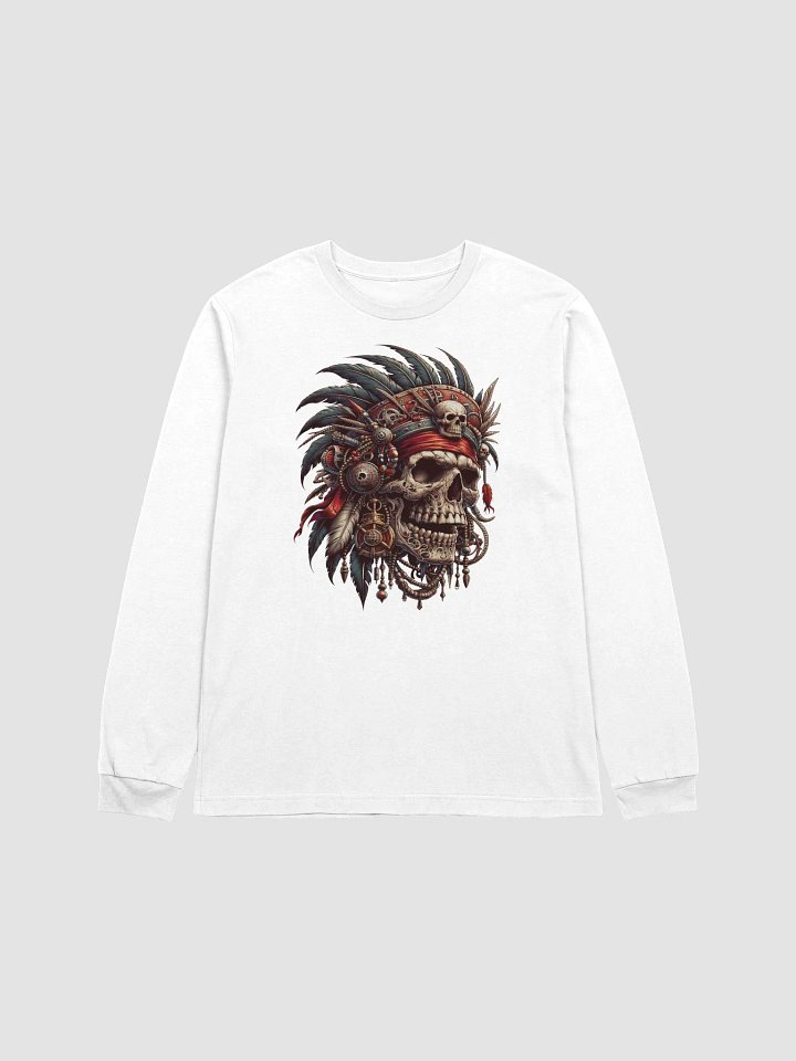 Steampunk Skull Headdress Long Sleeve Tee product image (25)