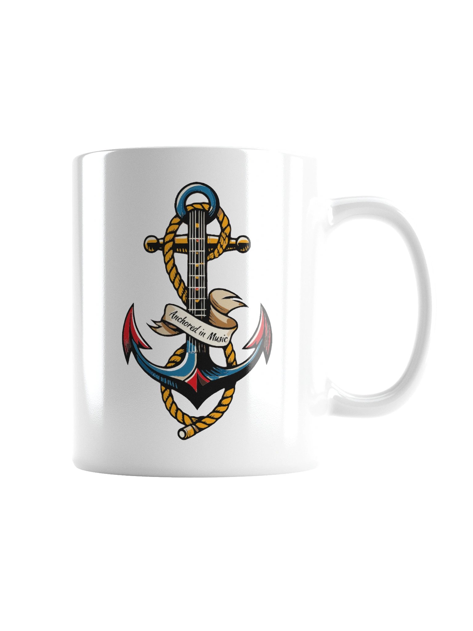 Anchored in Music Coffee Mug product image (2)