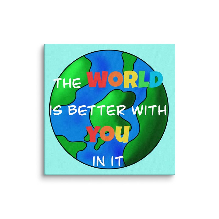 Worldly Affirmation Canvas product image (1)