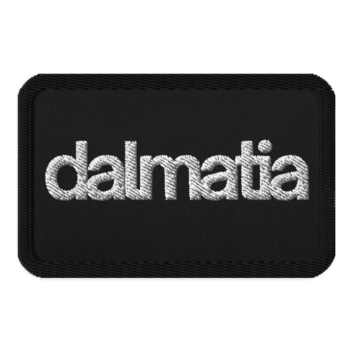 Dalmatia Logo Embroidered Patch product image (1)