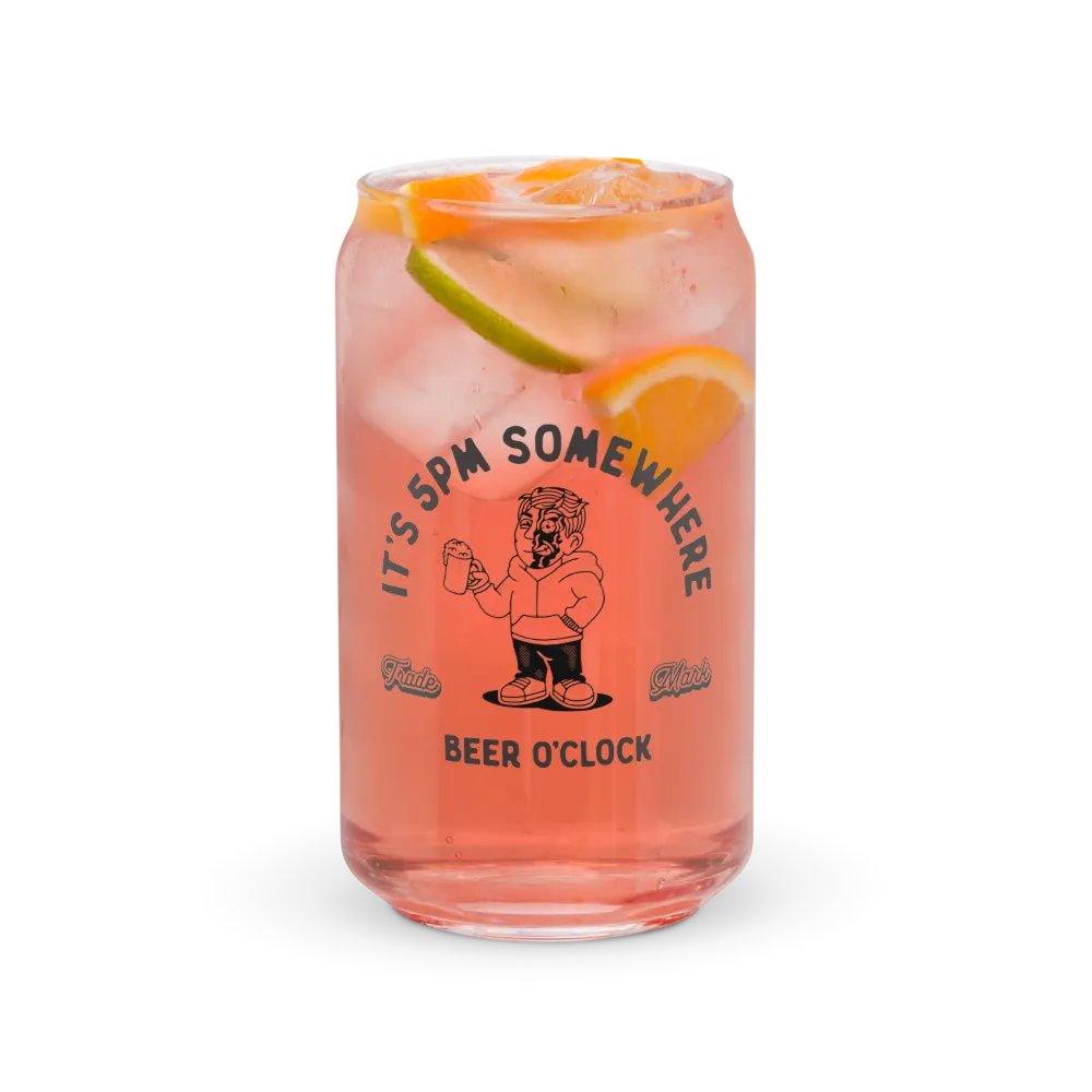 Its 5 PM somewhere Can Shaped Glass product image (37)
