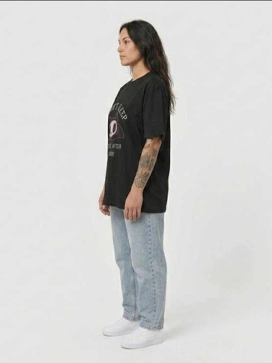 Can't Sleep" Unisex Organic Oversized Tee product image (2)