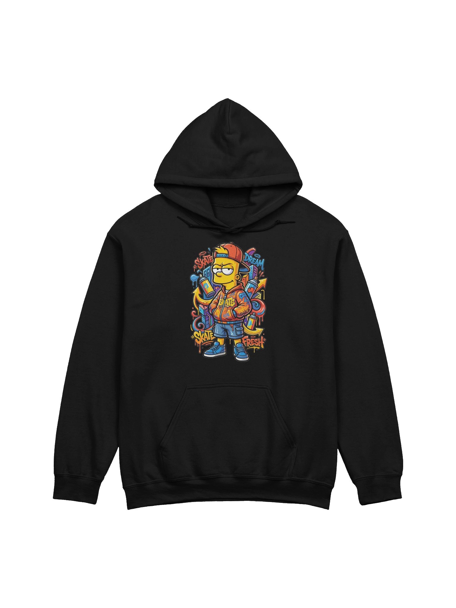 Bart graffiti hoodie product image (7)