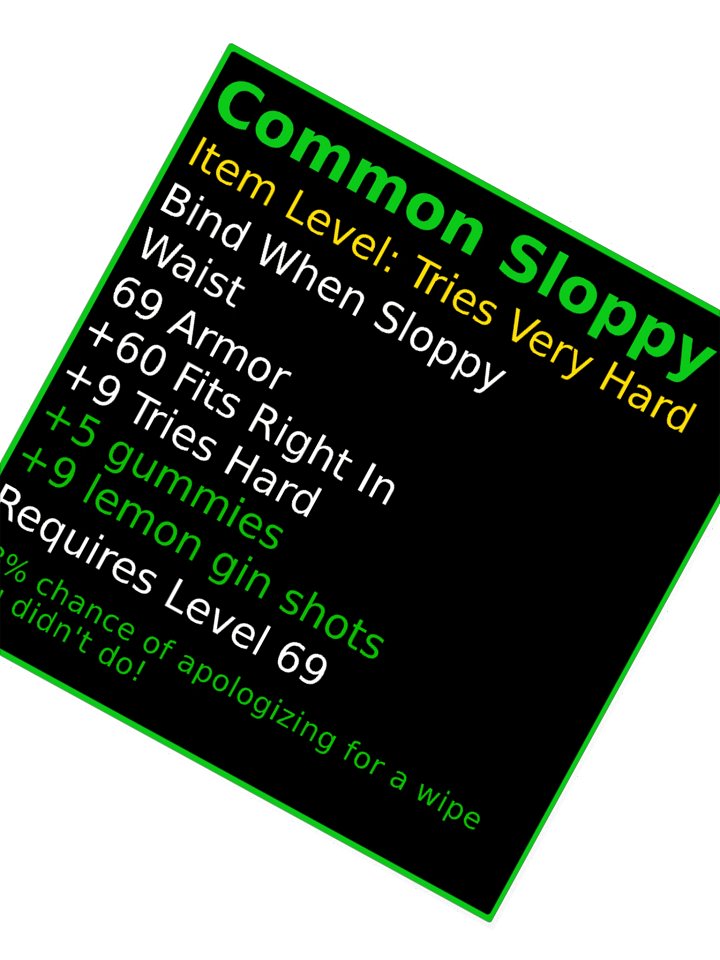 Common Sloppy — Kiss-Cut Gaming Item Sticker product image (5)