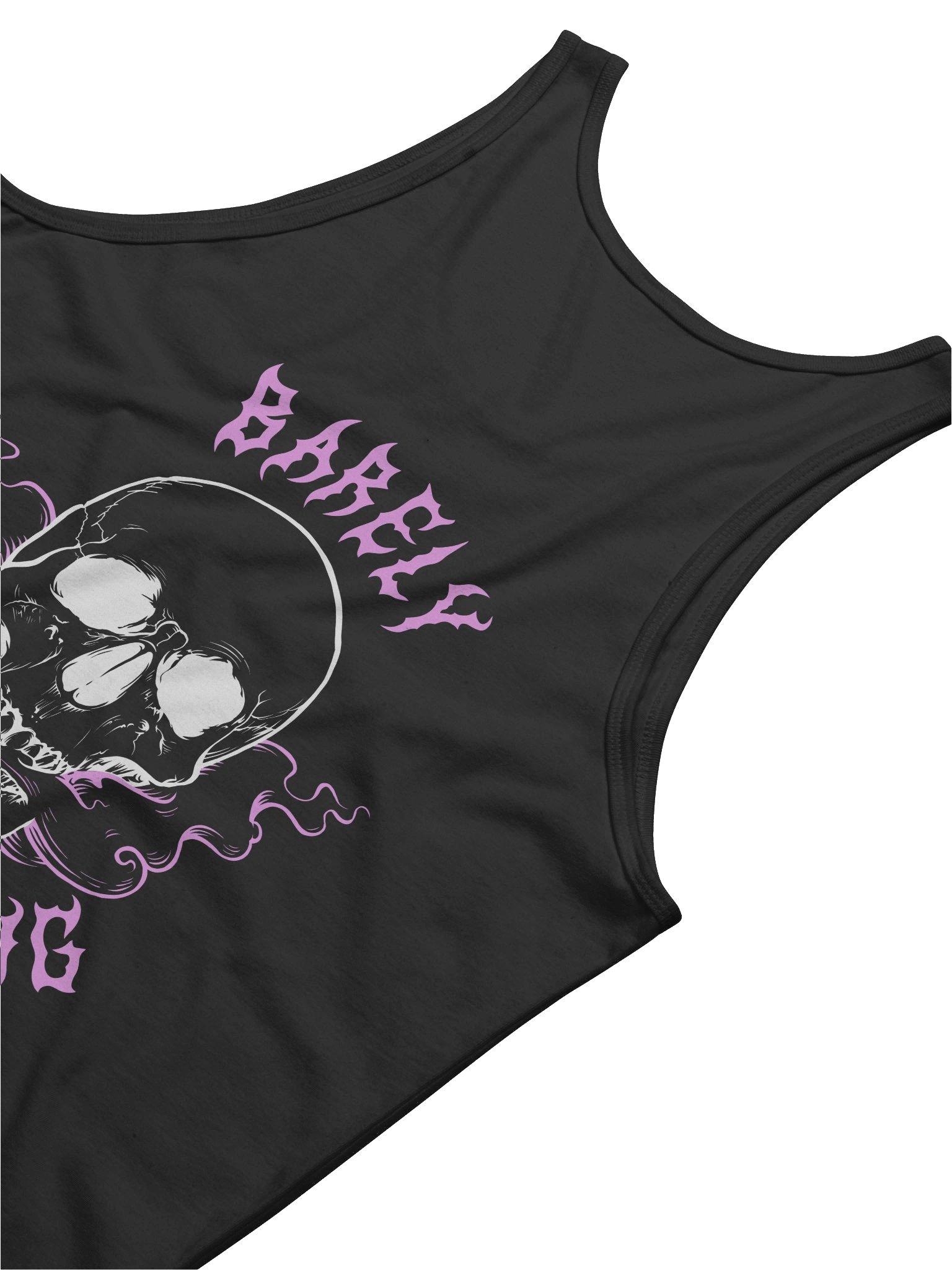 Barely Breathing Tank Top - White / Pink product image (5)