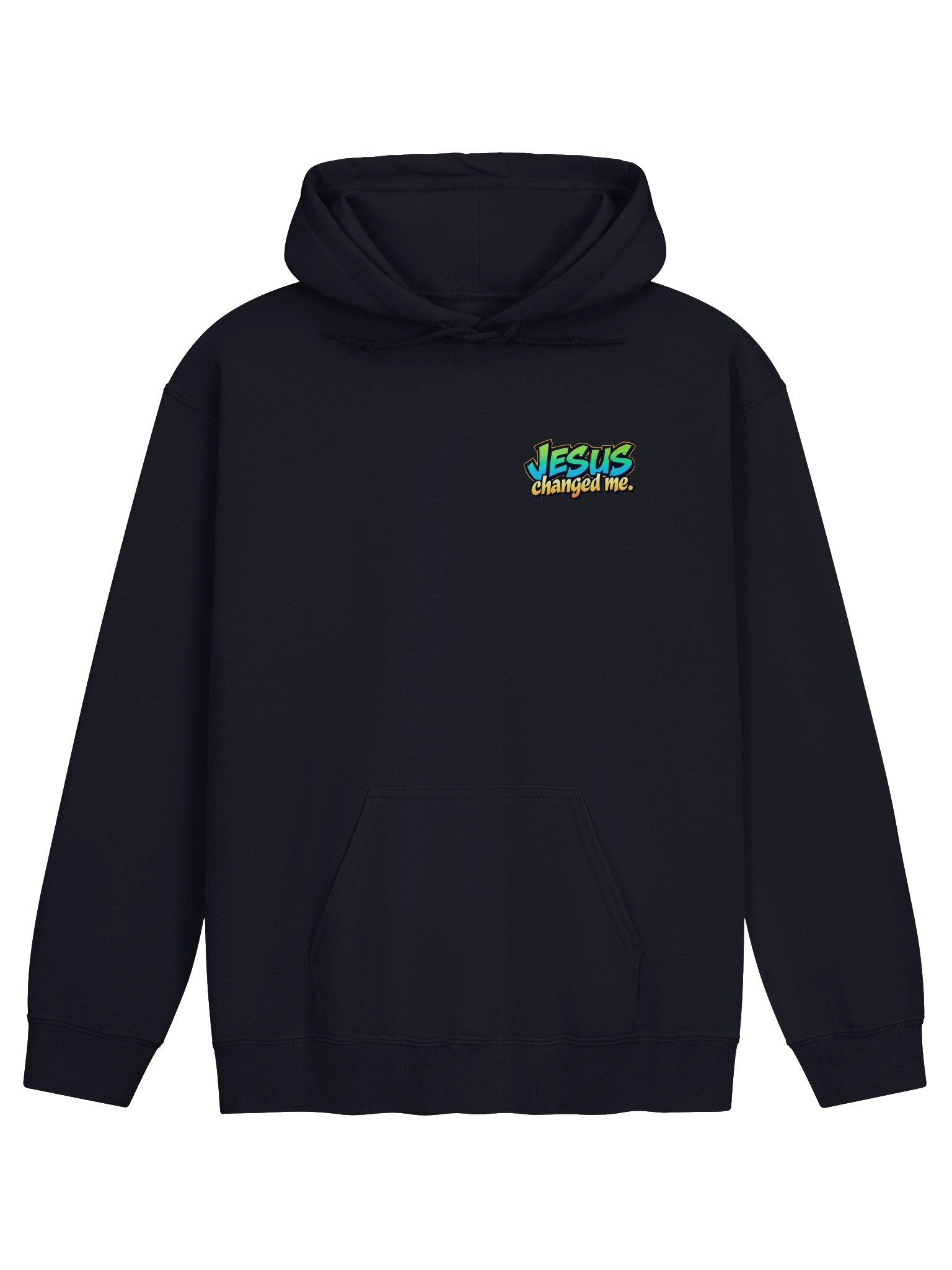 Jesus Changed Me and Cross Graffiti Unisex Hoodie product image (2)