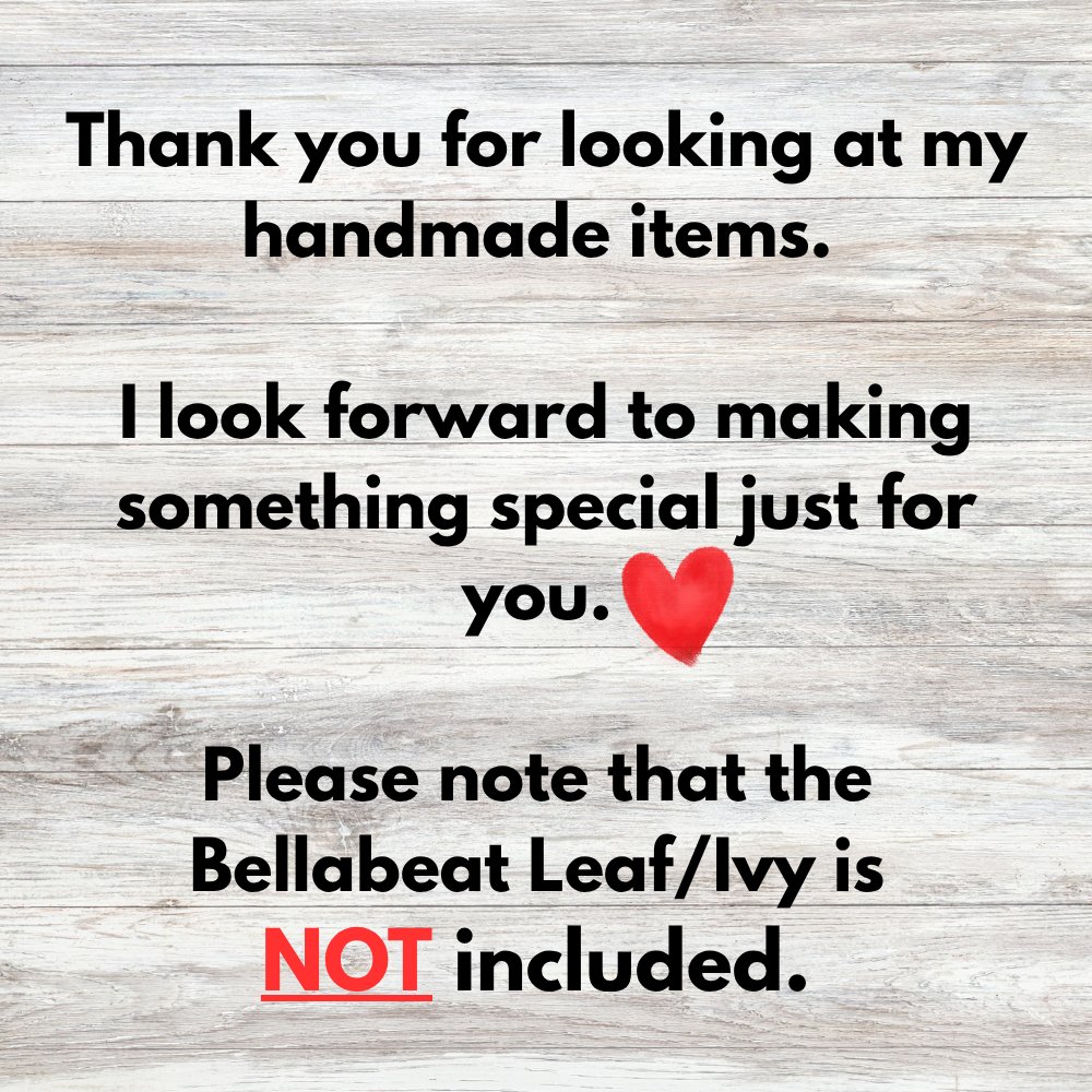 White Dot Elastic Bracelet | Handmade Accessory for Bellabeat Leaf Urban & Ivy product image (5)