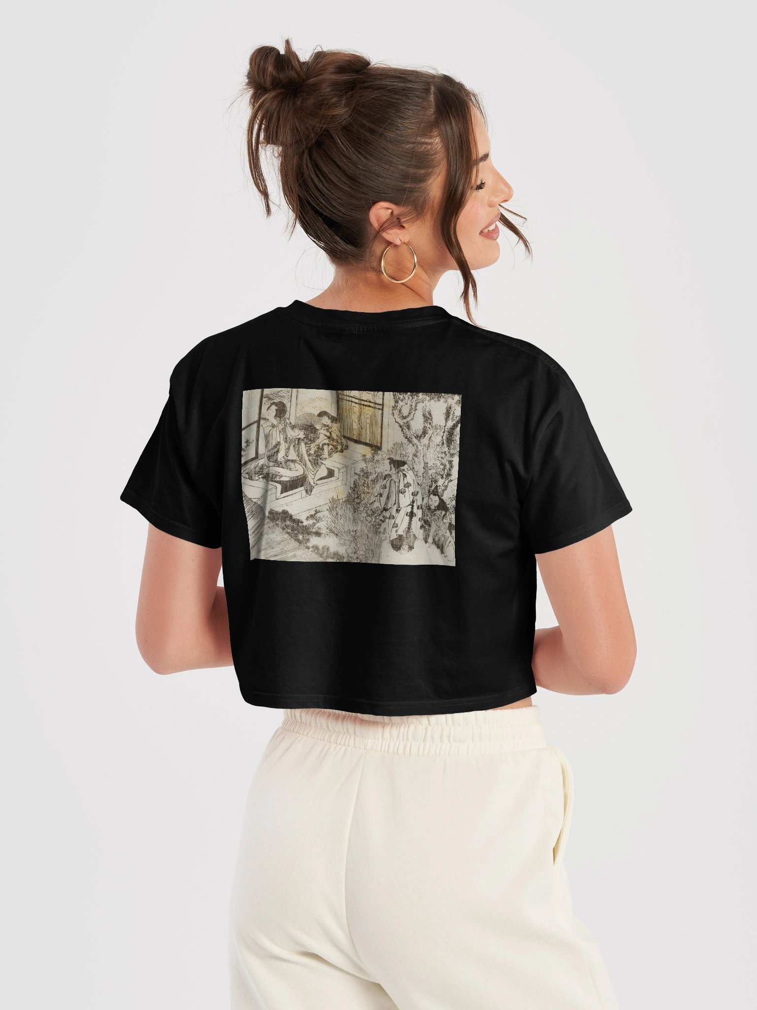 'A man is watching a beautiful woman' by Katsushika Hokusai product image (6)
