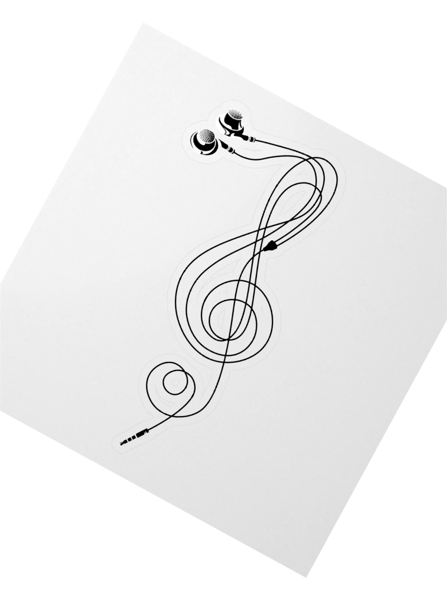Earbud Clef sticker product image (2)