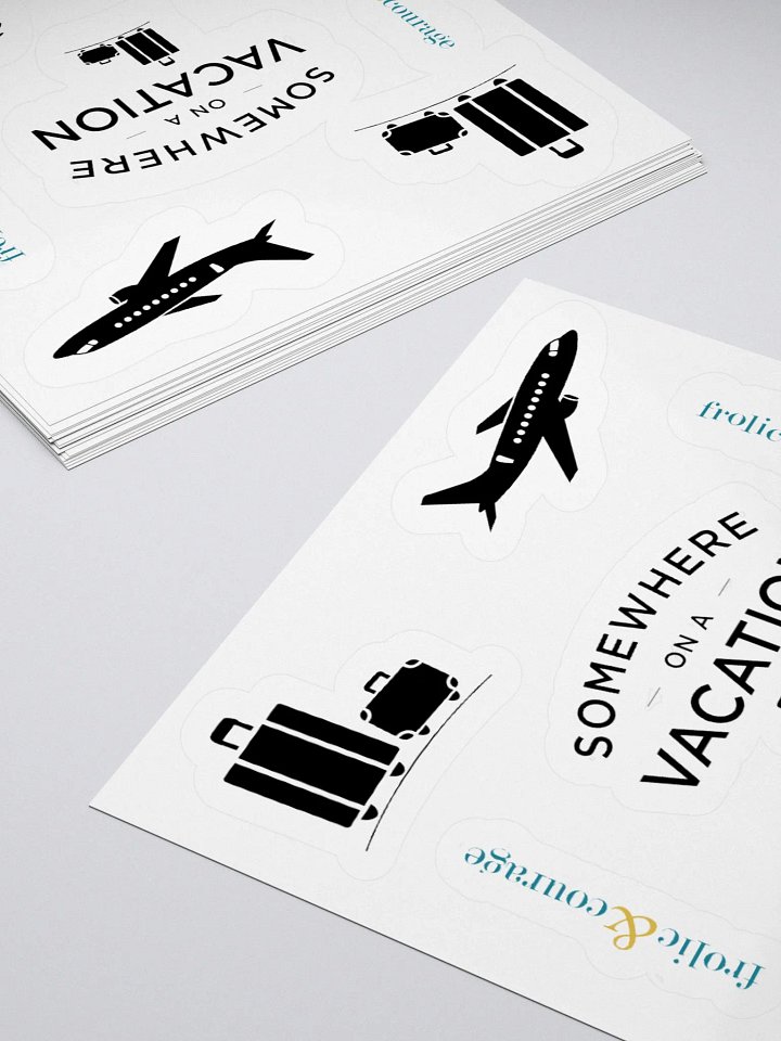 Somewhere on a Vacation Sticker Set product image (2)