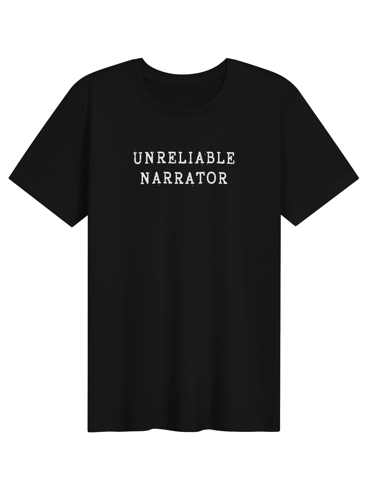 Unreliable Narrator Black T-Shirt product image (1)