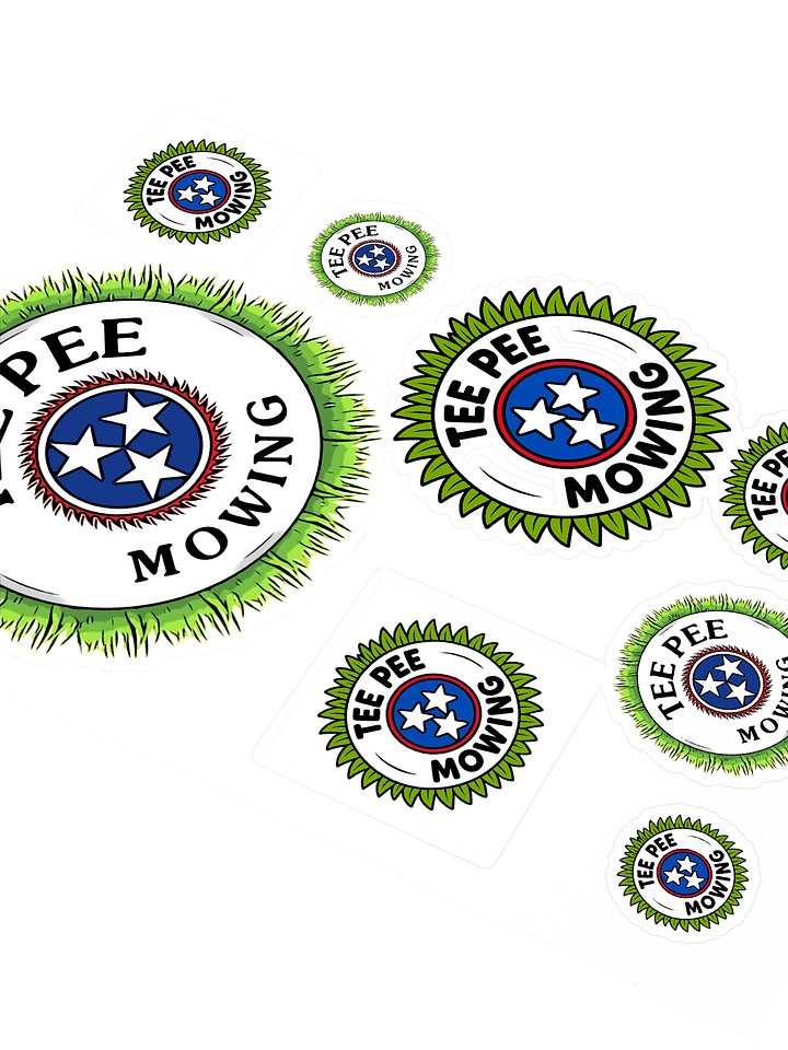 Tee Pee Mowing Stickers product image (2)