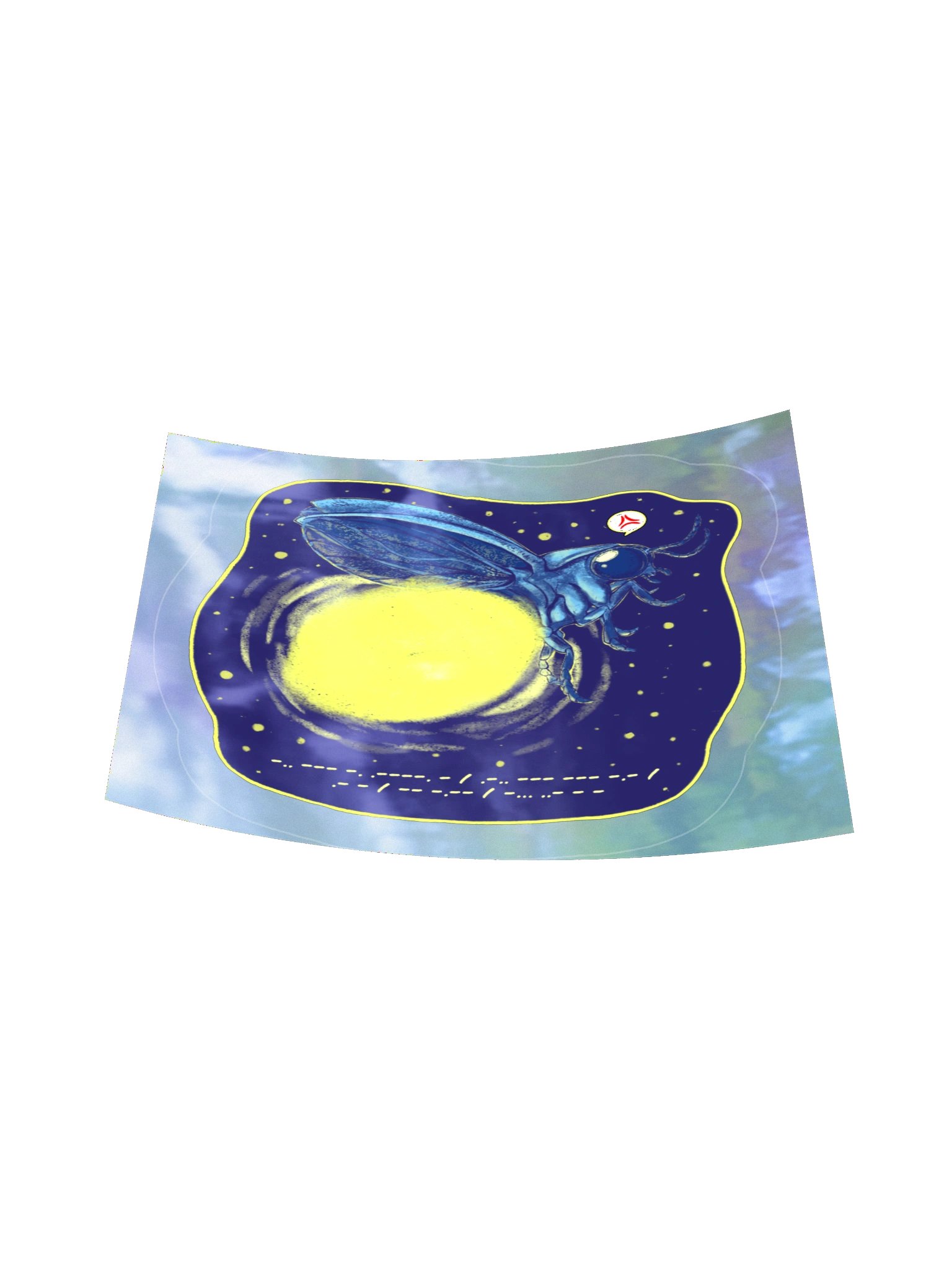 Don't Look at My Butt Firefly Sticker (SHINY!) product image (6)