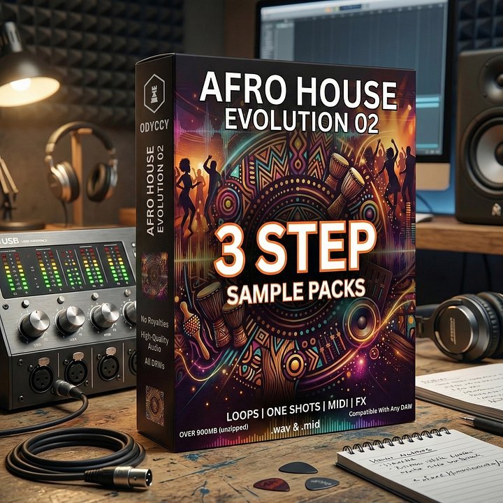 Afro House Evolution Sample Pack 02 – 3-Step product image (1)