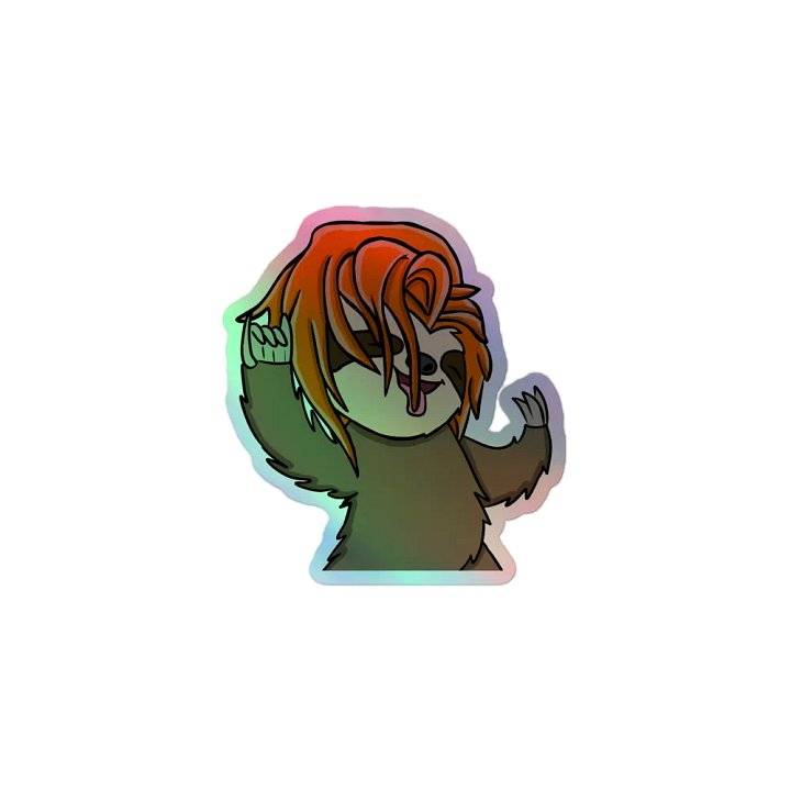 Holographic Sticker Sheet - Rock product image (1)