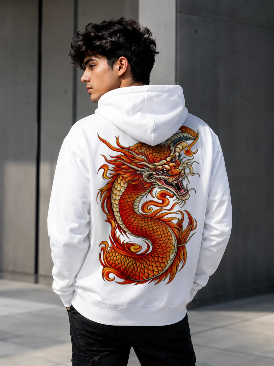 Dragon Rise Above Fear Hoodie product image (26)