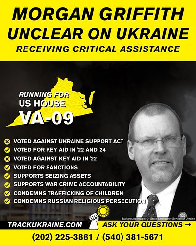 Republican Morgan Griffith @hmorgangriffith is running for reelection in Virginia's 9th Congressional District [VA-09].

❌Vot...