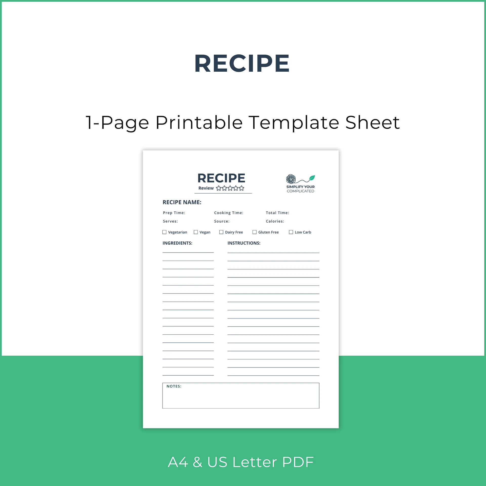 Recipe Template product image (1)