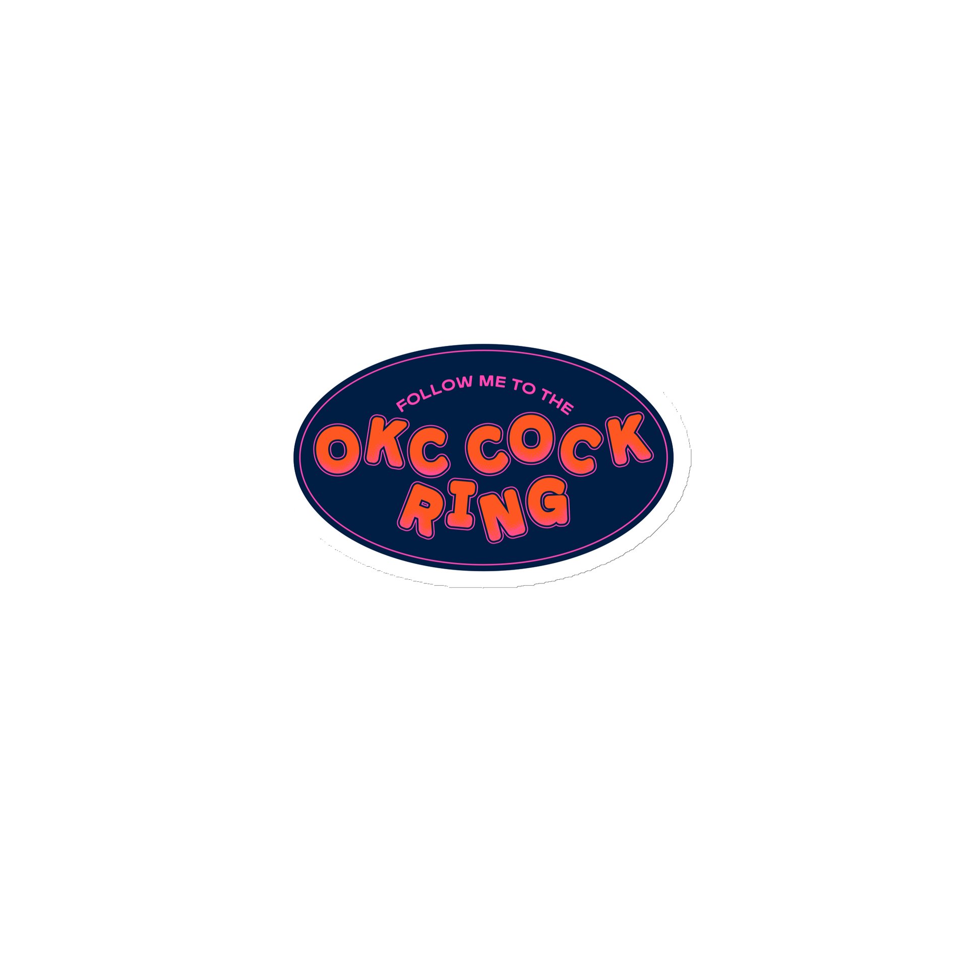 Follow Me to the OKC Cock Ring Magnet product image (1)