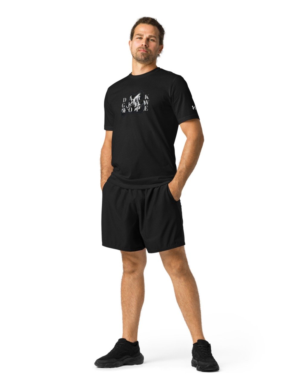 Dark Glow Hope – Under Armour® Premium Black T-Shirt product image (5)