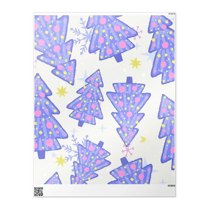 Enchanted Evergreens Wrapping Paper product image (1)