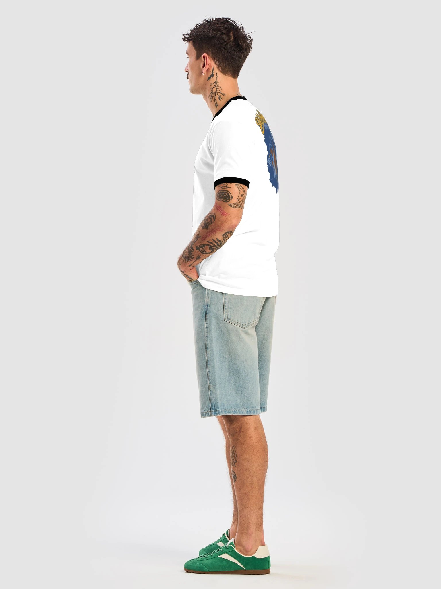 We Don't Sleep When India Bats (Ringer Tee, Back Print) product image (8)