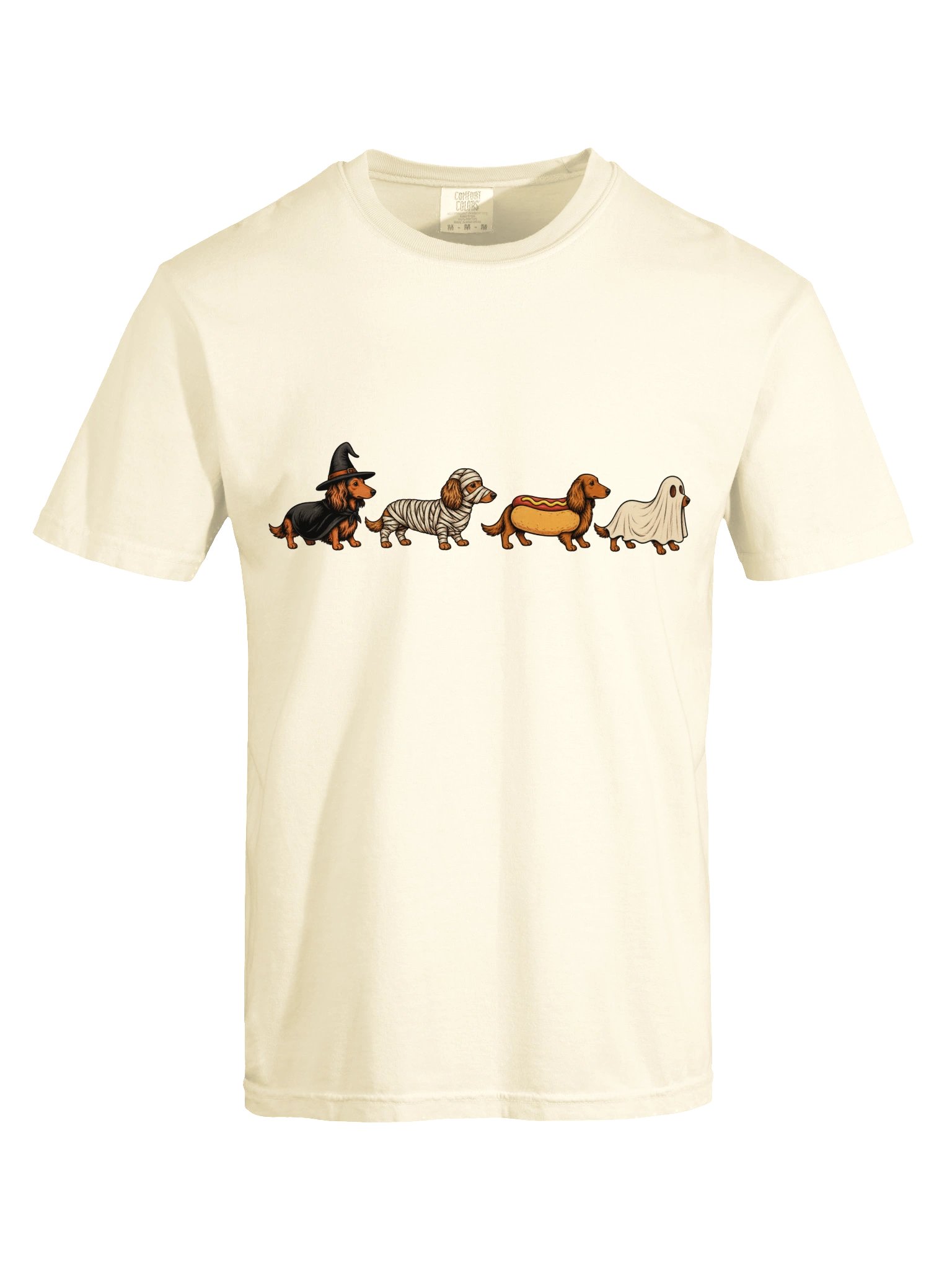 Halloween Dachshund T-Shirt – Cute Spooky Wiener Dog Shirt product image (89)
