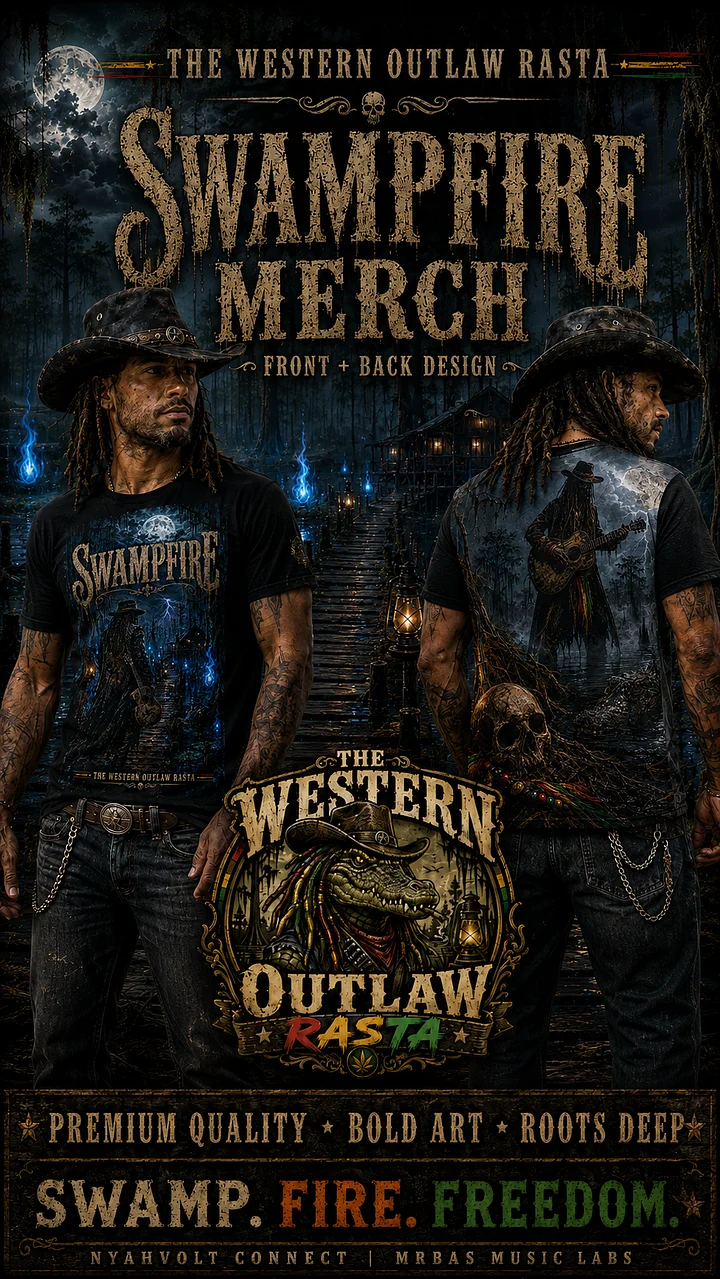 SWAMPFIRE — The Western Outlaw Rasta | Neko Wear+ product image (1)