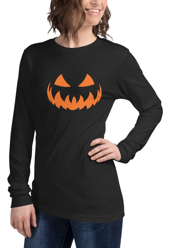 Pumpkin Face / Long-Sleeve Tee product image (3)