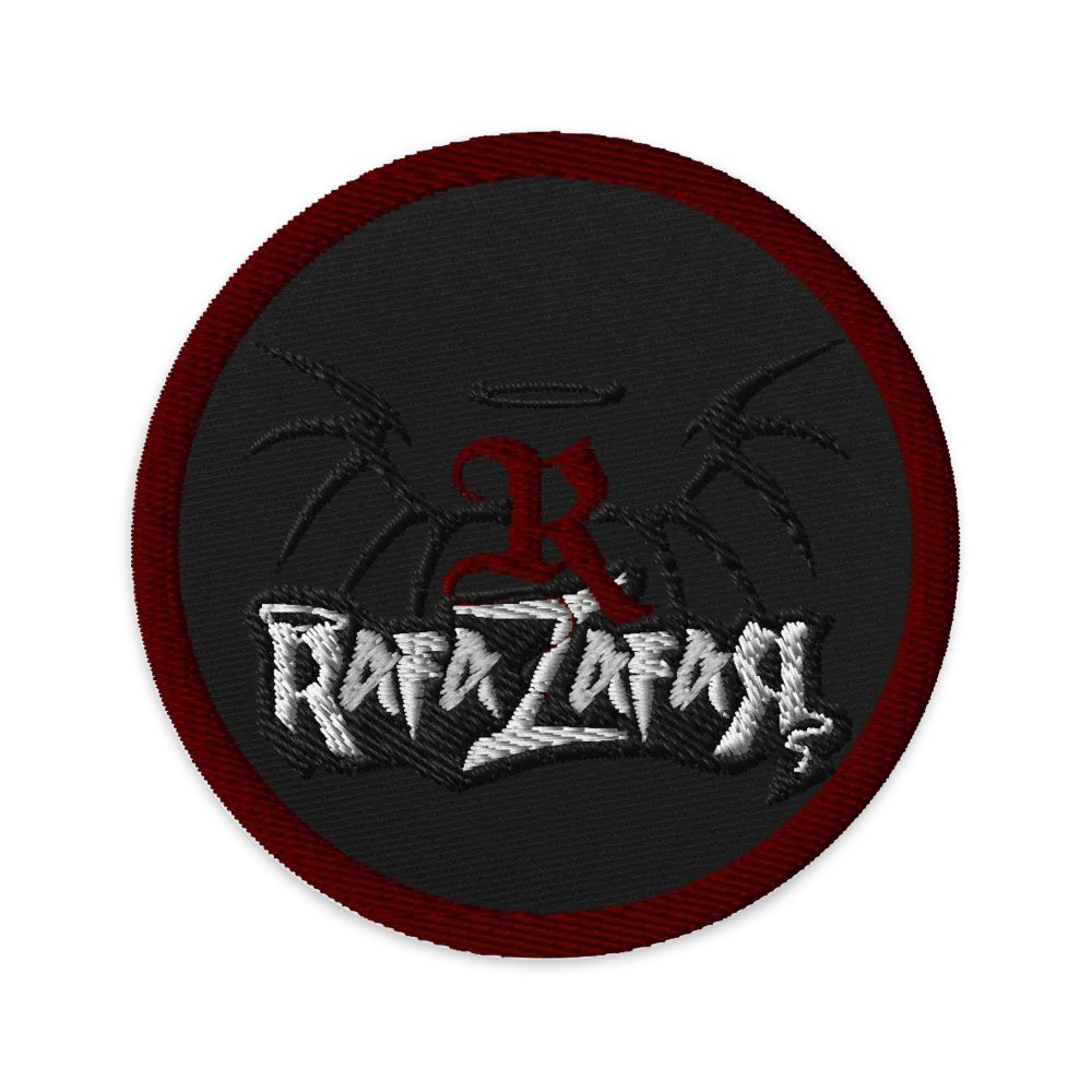 RafaZafar Logo Embroidered Patch (circle) product image (1)