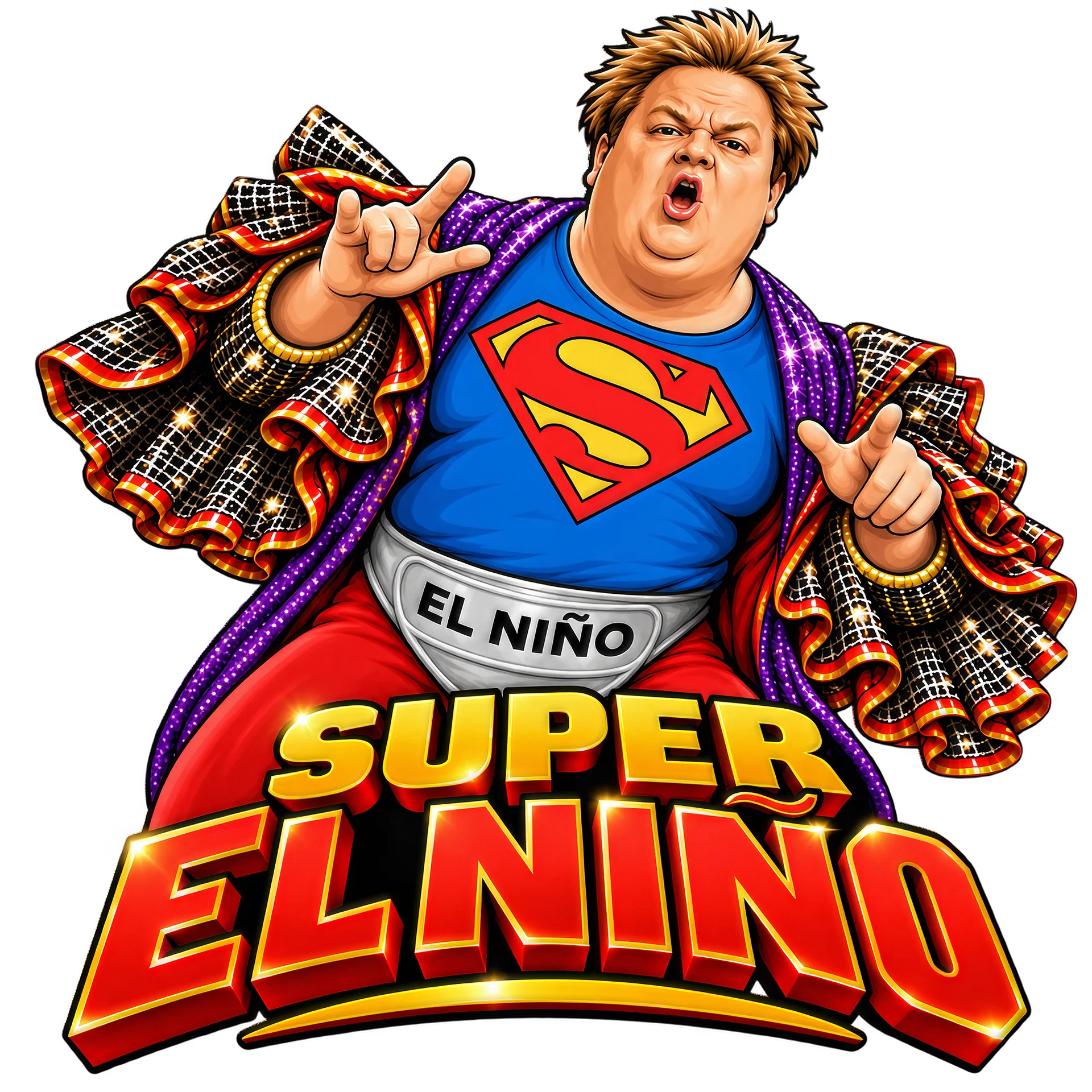 Super El Niño Single Sticker product image (1)