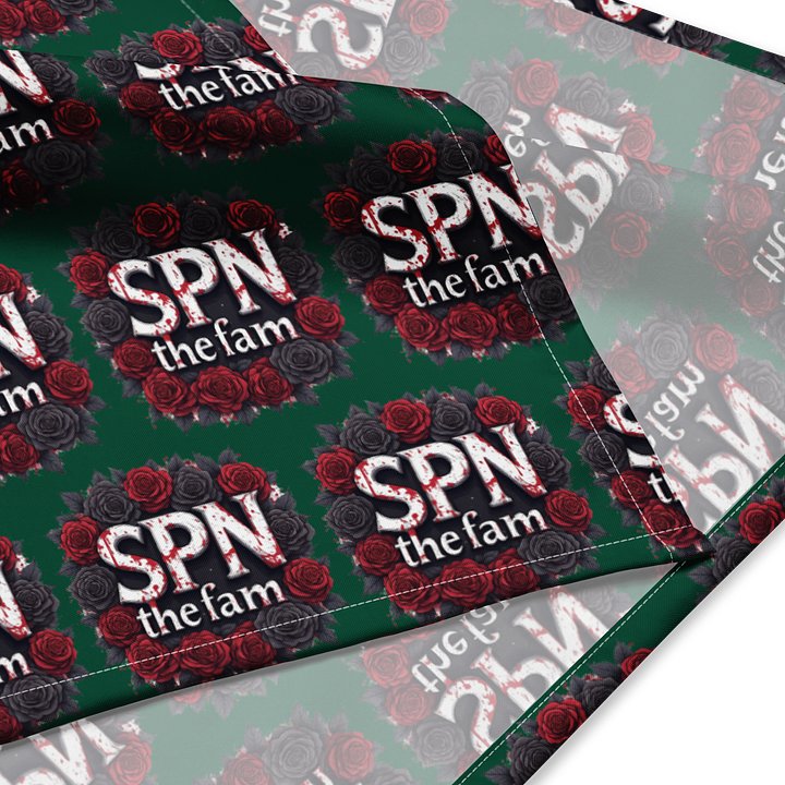 Rose-Adorned SPN Bandana product image (4)