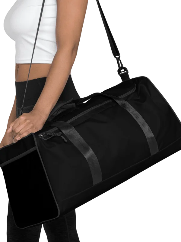 Midnight Black All-Over Print Duffle Bag product image (1)