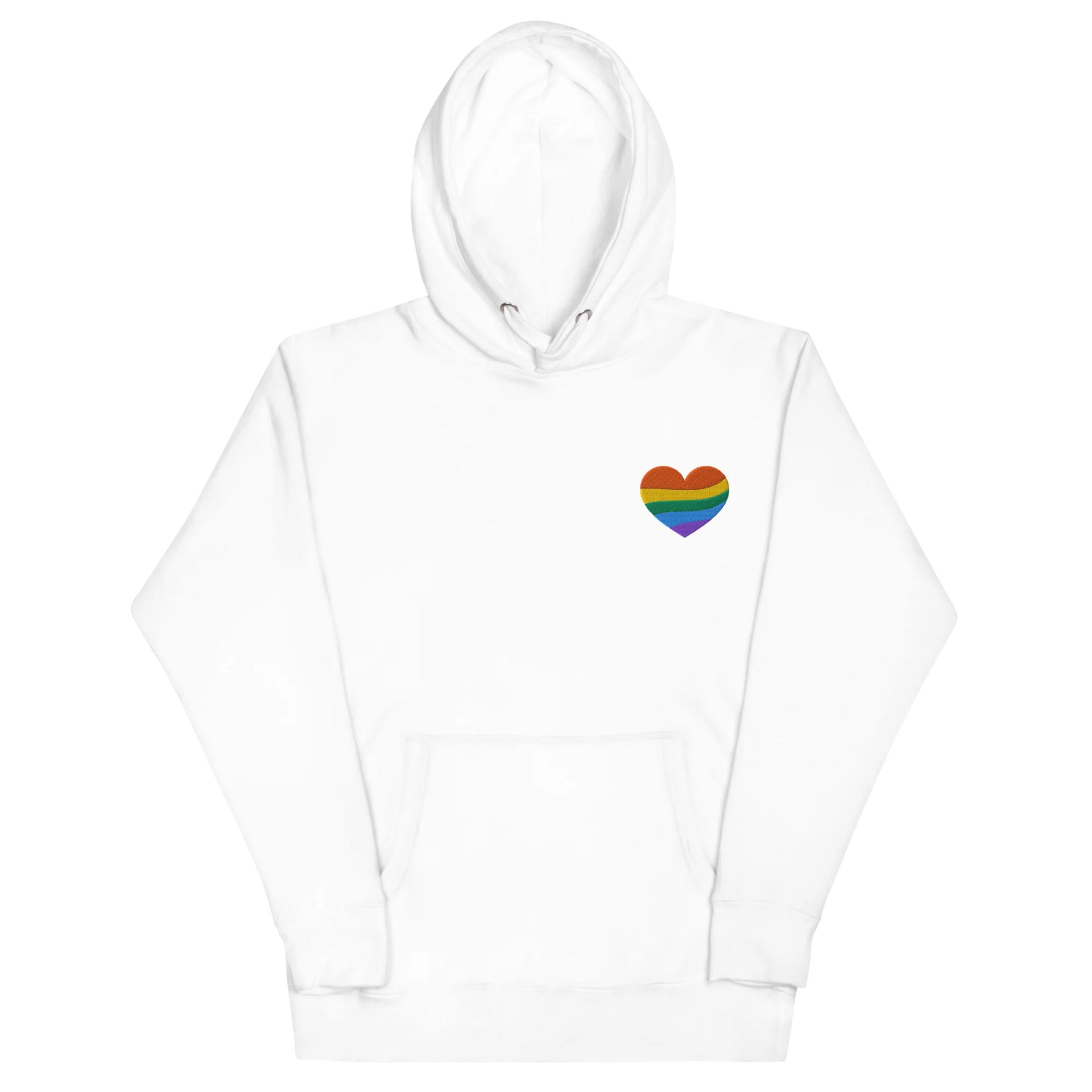 Rainbow Heart Unisex Hoodie product image (3)