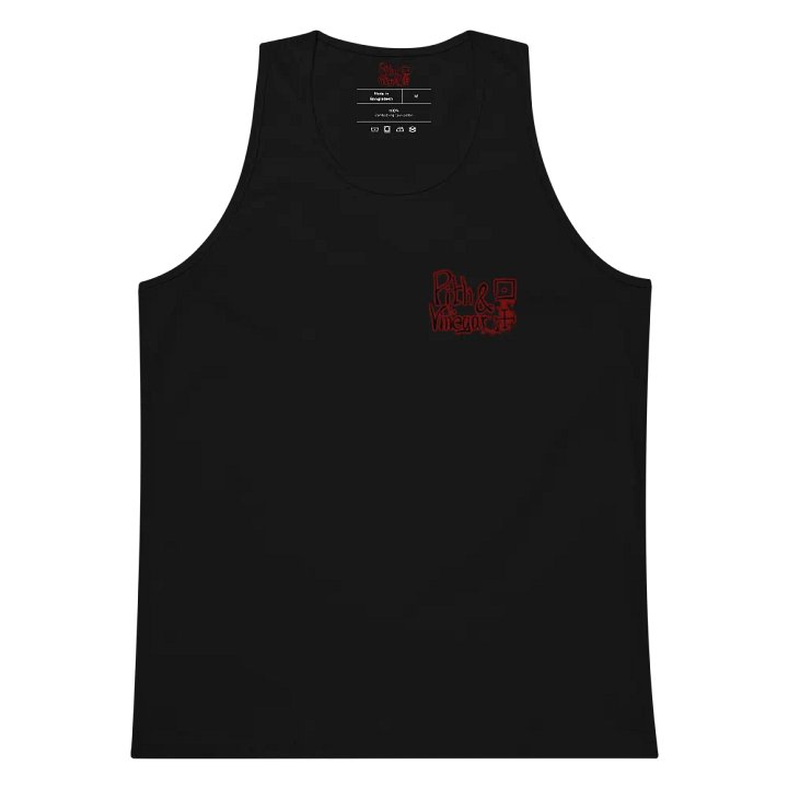 Faded skull tank top product image (1)