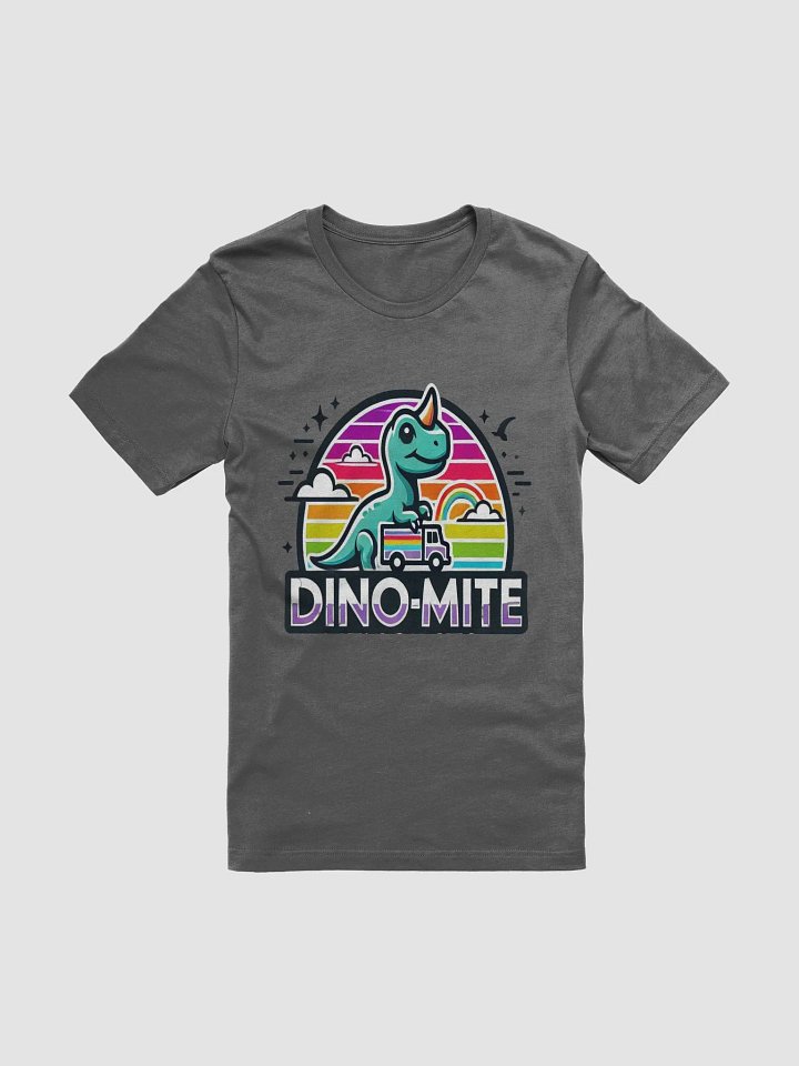 DINO-MITE Dino Truck Cartoon T-Shirt product image (1)