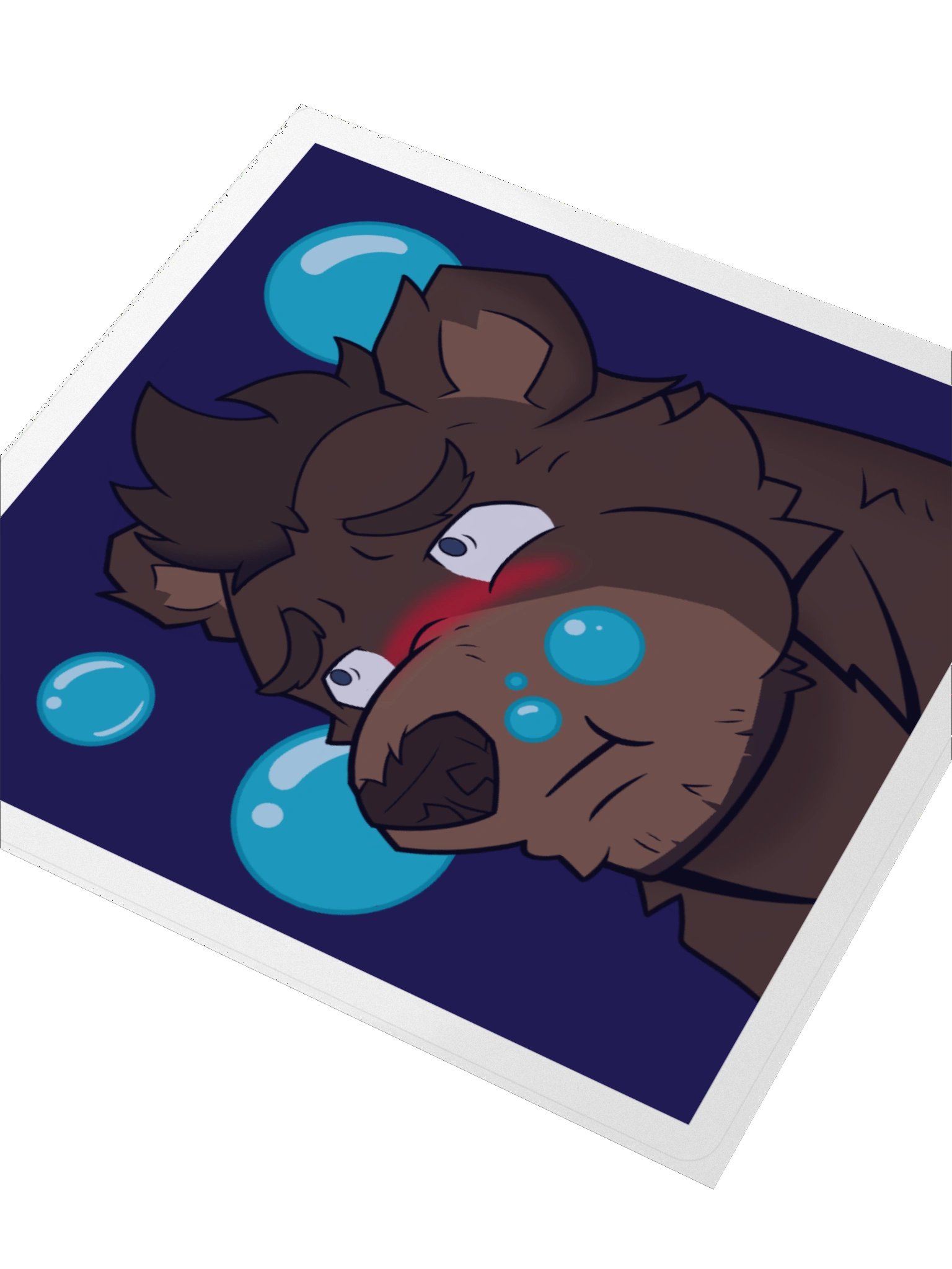 Ursonis Emote Jumbo Sticker - "Blub" product image (3)