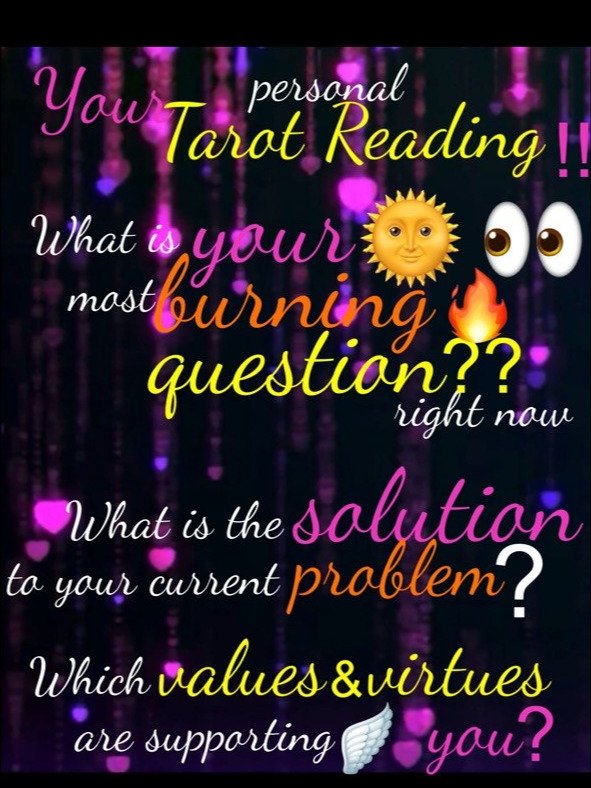 Personal Tarot Reading (15 min+) "Your PERSONAL QUESTION (detailed answer with PROBLEM-SOLVING stategy & higher perspective for SOUL GROWTH)" product image (1)