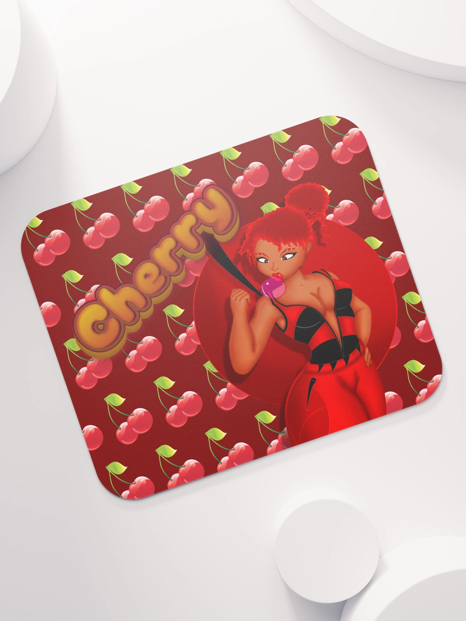 Cherry Delight Mouse Pad product image (7)
