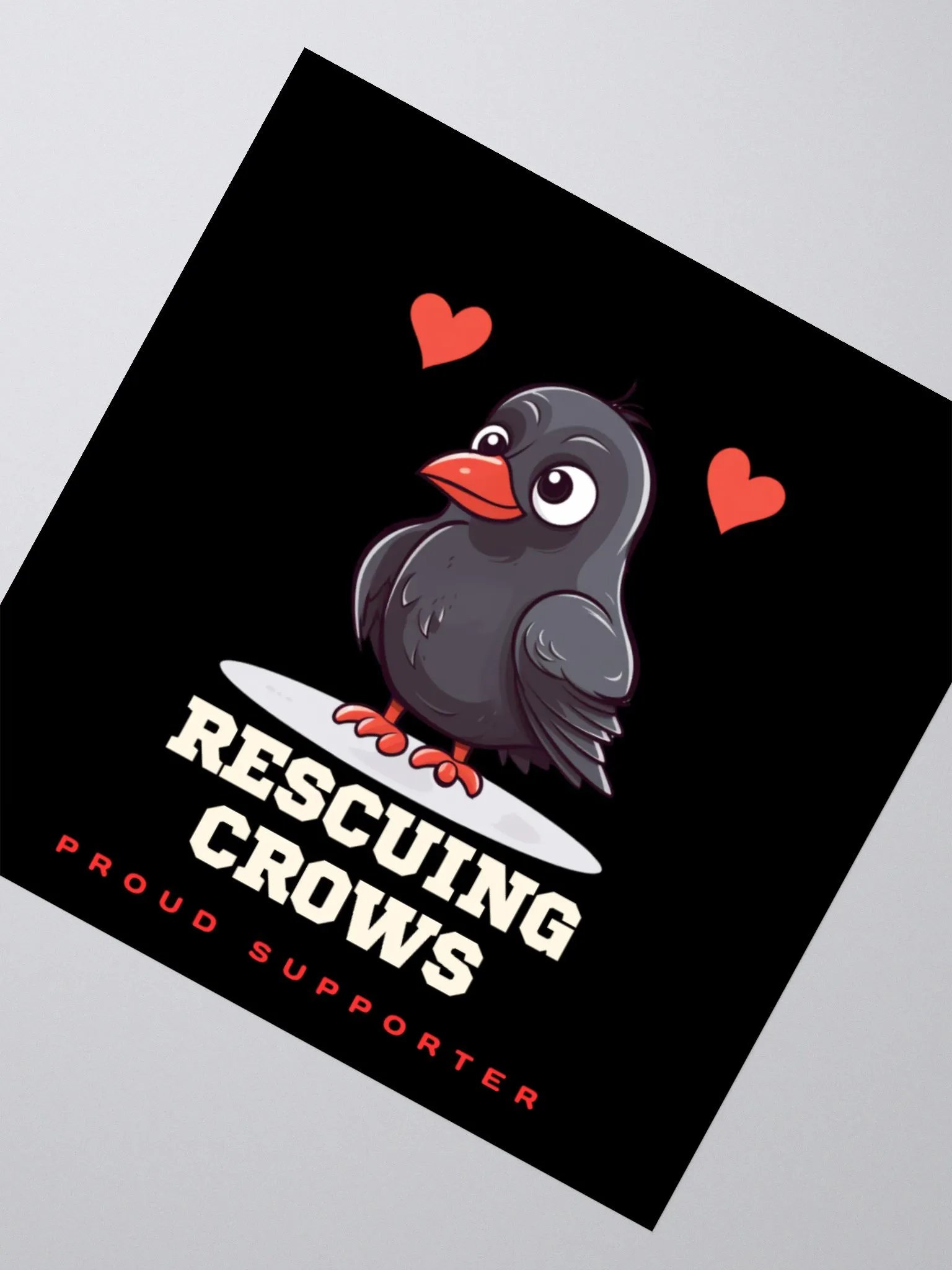 Proud Corporate Crow Supporter Sticker product image (2)