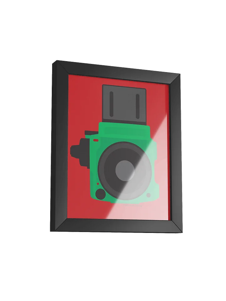 M 645 Green on Red - Framed Poster product image (2)